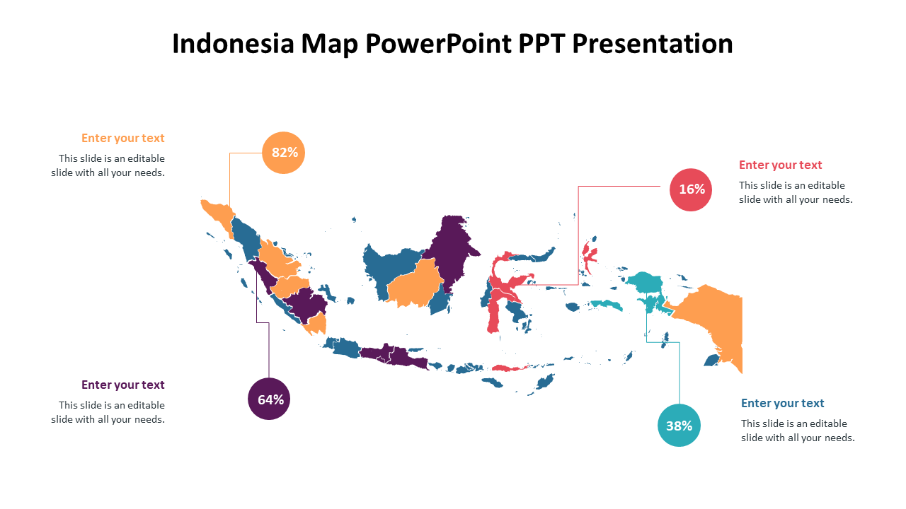 Indonesia Map PPT Presentation for Google Slides Template